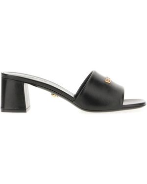 Versace Heeled Mules - Negro