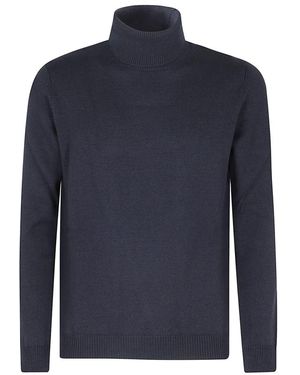 Roberto Collina Turtlenecks - Blue