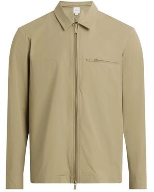 Calvin Klein Grüne Zip-Up Jacke Mit Vordertaschen