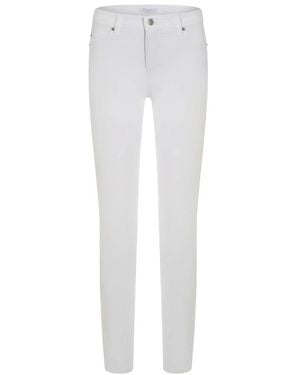 Cambio Slim-Fit Trousers - White