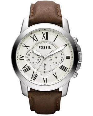 Fossil Grant Chronograph Fs4735 - Metallic