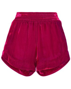 Philipp Plein Short Shorts - Rojo