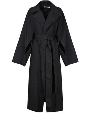 Quira Belted Coats - Black