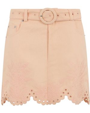 FARM Rio Short Skirts - Natural