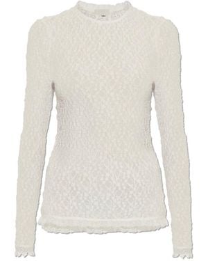Isabel Marant Tops ,Wit ,Katoen Brany Kanten Top