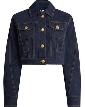 Balmain Denim Jackets - Azul