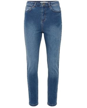 Kaffe Willow Hw Slim Fit Jeans - Blau