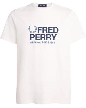 Fred Perry T-Shirts - White