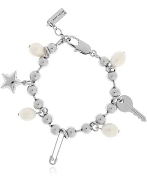 Marc Jacobs Accessoires ,Grijs ,Charm Bracelet - Metallic