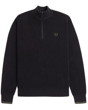 Fred Perry Turtlenecks - Black