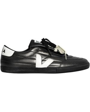 Veja Magliano Panenka Leather Titanium - Schwarz