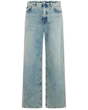 Dolce & Gabbana Wide Jeans - Azul