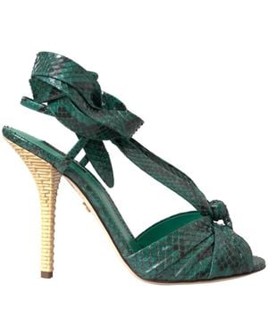 Dolce & Gabbana High Heel Sandals - Verde