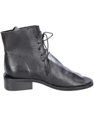 Moma Lace-Up Boots - Grey