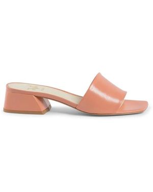 19V69 Italia by Versace Heeled Mules - Pink