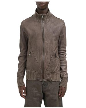 Giorgio Brato Bomber Jackets - Brown