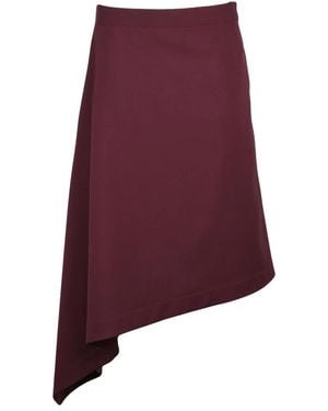 Bottega Veneta Midi Skirts - Morado