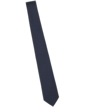 Tagliatore Accessoires ,Blauw ,Satijn Satijnen Stropdas