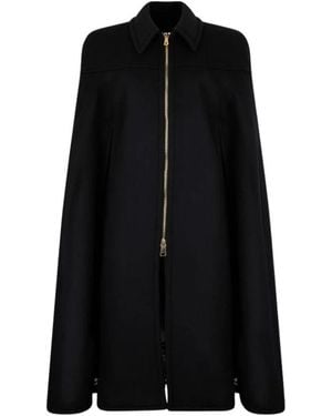 Roberto Cavalli Ponchos - Black