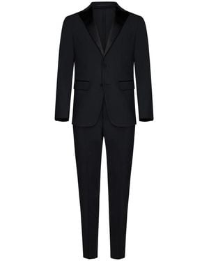 DSquared² Single Breasted Suits - Black