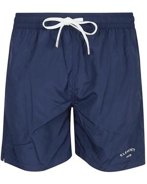 Eleventy Badmode ,Blauw ,Polyester Swim Shorts