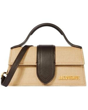 Jacquemus Bruine Schoudertas Met Afneembare Band - Metallic