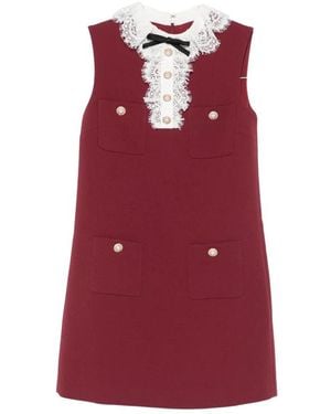 Self-Portrait Short Dresses - Rojo