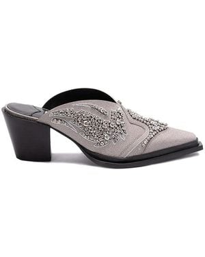 Jimmy Choo Heeled Mules - Grey