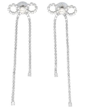 Self-Portrait Earrings - White