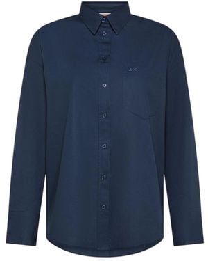 Sun 68 S36201 Shirt - Blau