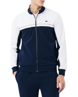 Lacoste Fitness ,Blauw ,Katoen Sport Zipped Colour-Block Sweatshirt