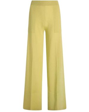Circus Hotel Wide Trousers - Yellow