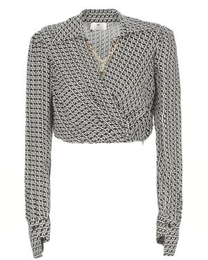 Elisabetta Franchi Shirts - Grijs