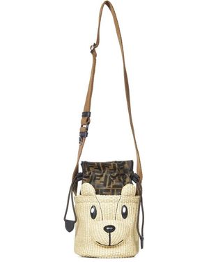 Fendi Cross Body Bags - Metallic