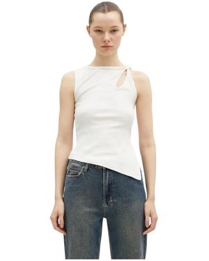 Ksubi Sleeveless Tops - Blanco