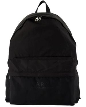 A.P.C. Backpacks - Black