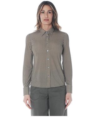 Caliban Overhemden ,Veelkleurig ,Camicia Fantasia - Grijs