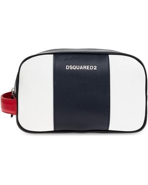 DSquared² Logo Kulturbeutel - Blau