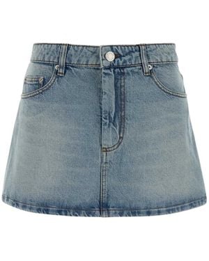 Ami Paris Denim Skirts - Bleu
