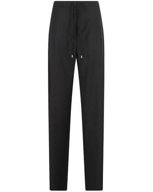 Max Mara Broeken ,Zwart ,Wol Crisma Straight Broeken