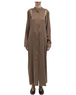 Ruohan Maxi Dresses - Brown
