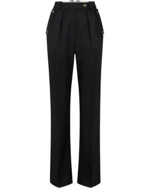 Elisabetta Franchi Wide Trousers - Nero