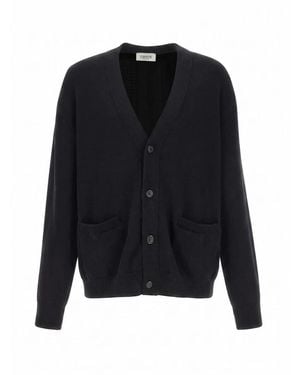 Laneus Cardigan Lana E Cashmere - Blau