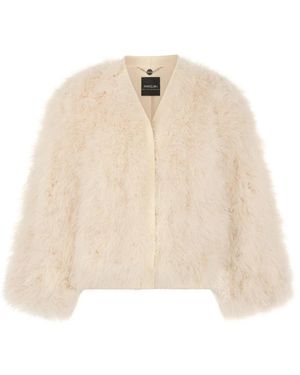 Marc Cain Faux Fur & Shearling Jackets - Neutro