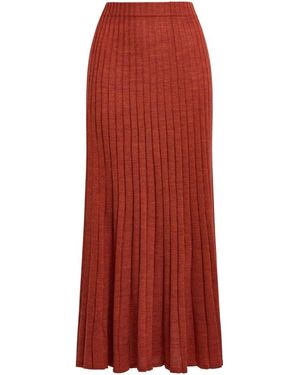 Maliparmi Maxi Skirts - Rosso