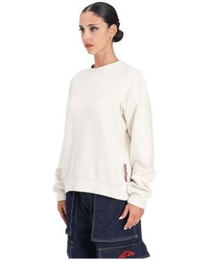 DSquared² Round-Neck Knitwear - Blanc