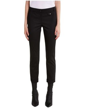 Patrizia Pepe Cropped Trousers - Nero