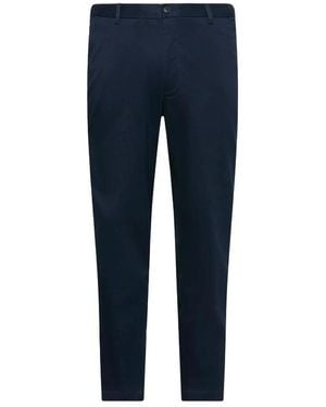 Calvin Klein Broeken ,Blauw ,Rechthoekige Chino Broek