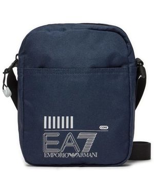 EA7 Blaue Schultertaschen Für Männer
