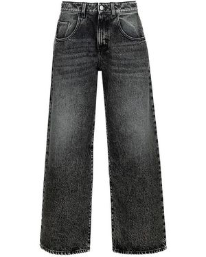 ICON DENIM Jeans ,Zwart ,Denim Wide Jeans - Grijs